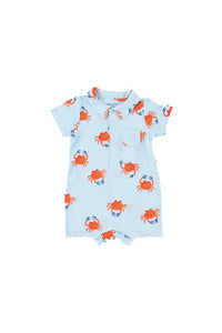 CRABBY CUTIES POLO ROMPER