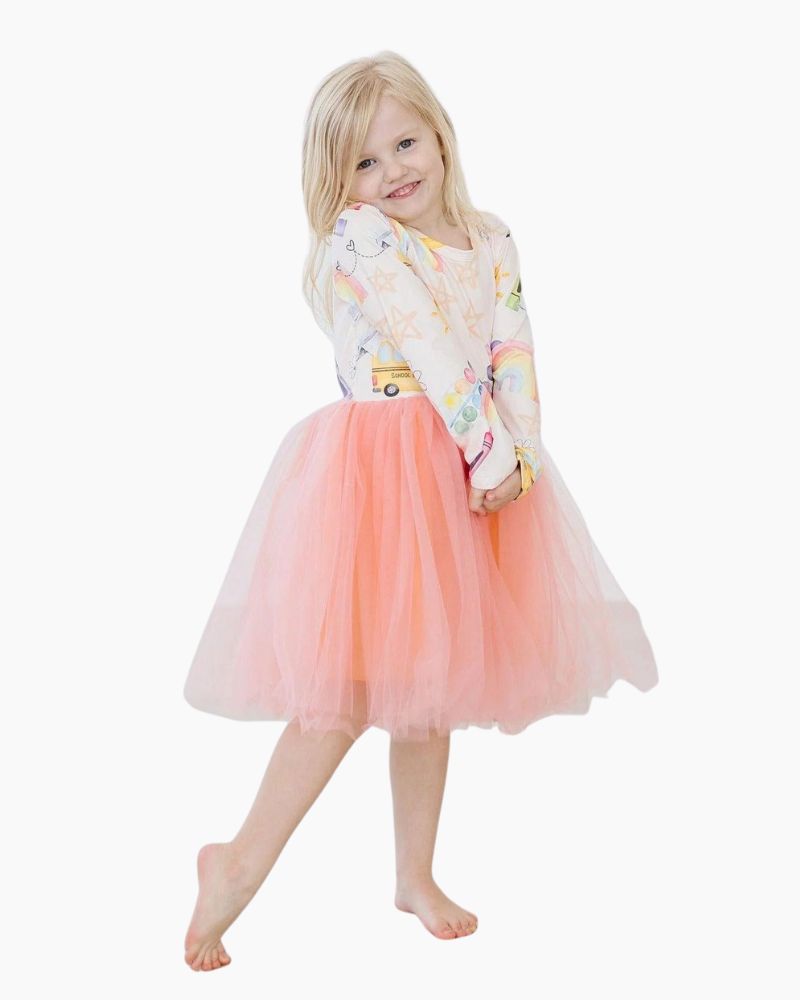 LS BACK TO SCHOOL TUTU DRESS