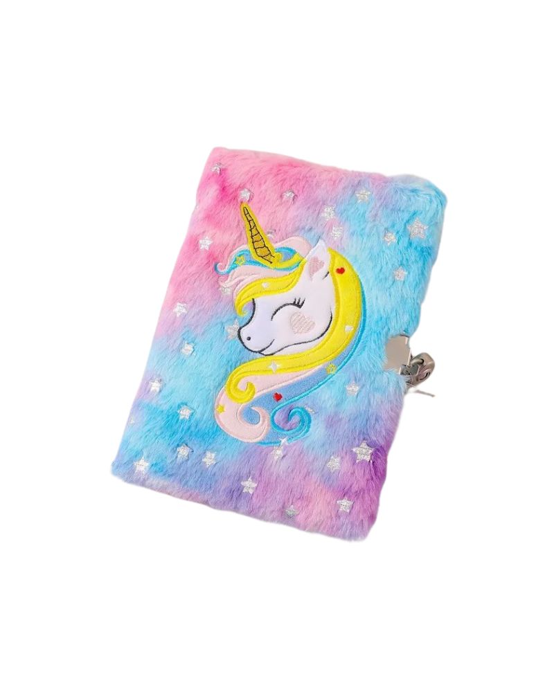 FUZZY UNICORN LOCKING DIARY