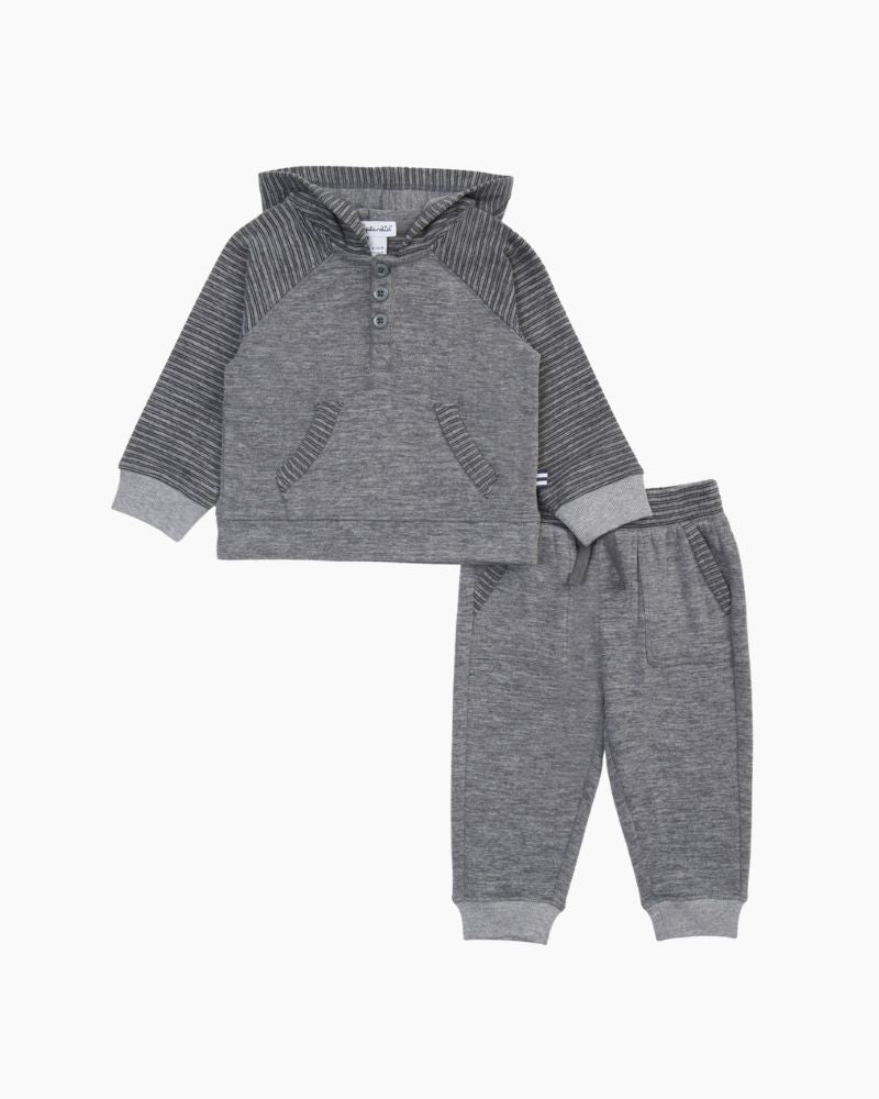 LS TDL CLOUDLINE SWTSHRT/PANT SET