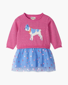 LS BULLDOG TUTU DRESS