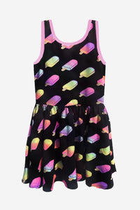 Sleeveless Ombre Popsicles Dress