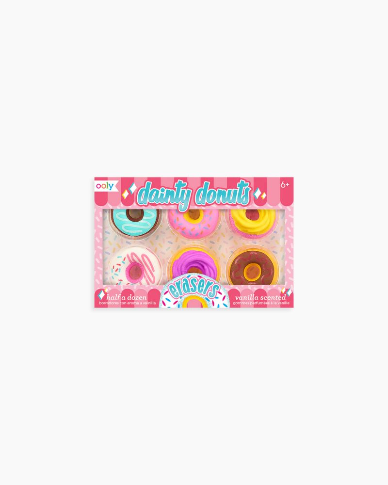 DAINTY DONUTS ERASER SET