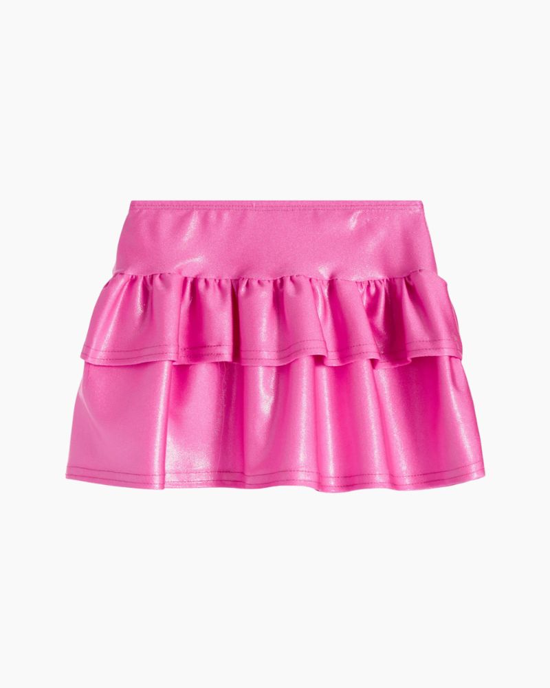 LAME RUFFLE SKIRT