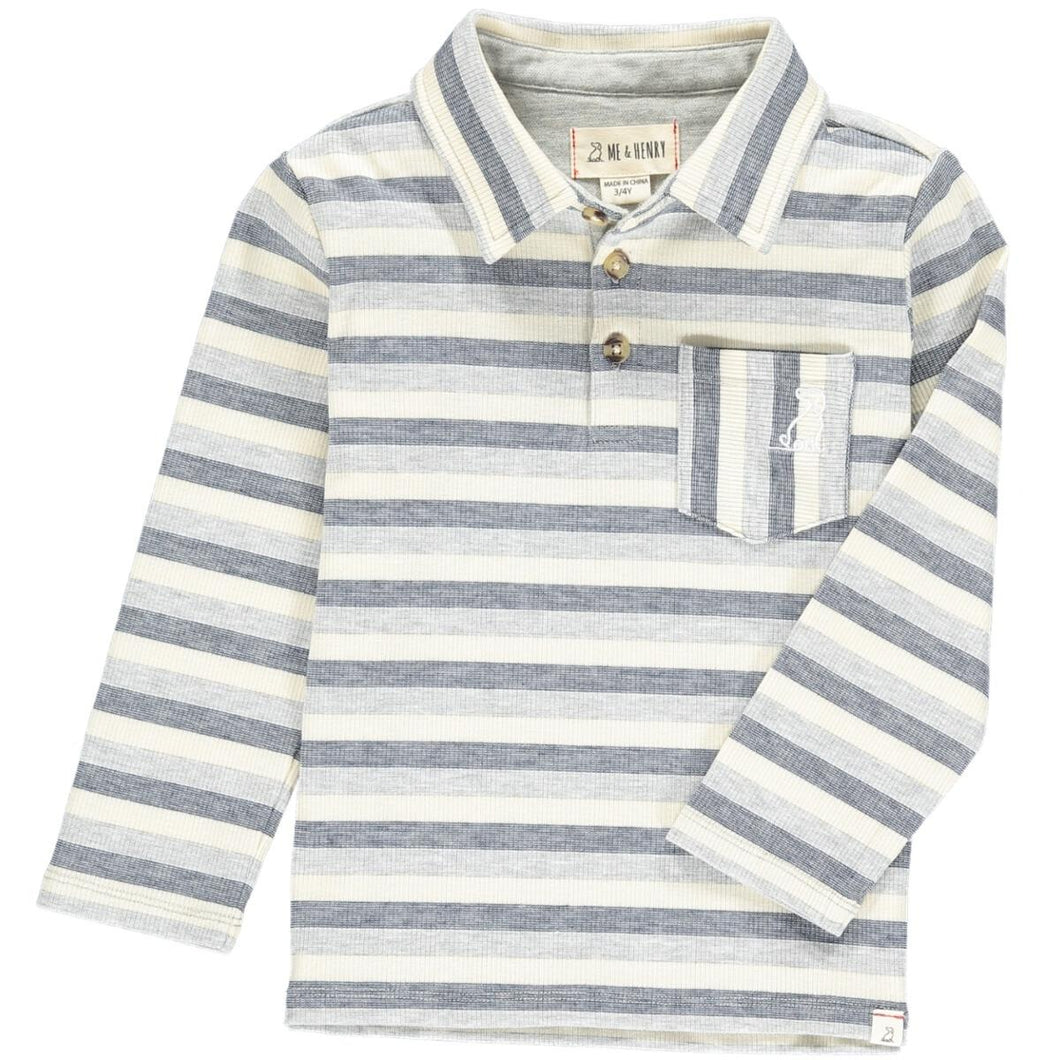 LS ROCKWOOD STRIPED POLO