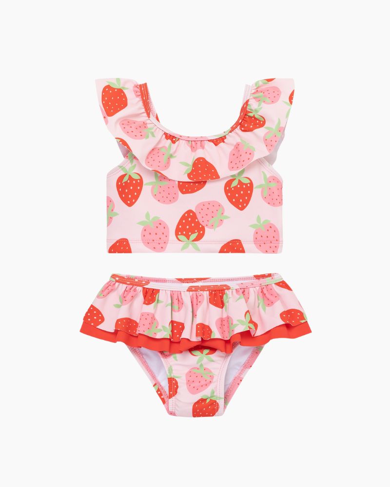 2PC STRAWBERRY FLTR TOP/SKRTD BTM