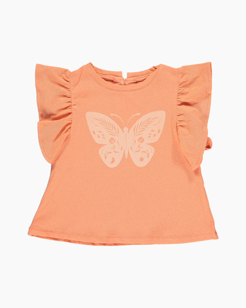 SS RFL SLV BUTERFLY TEE