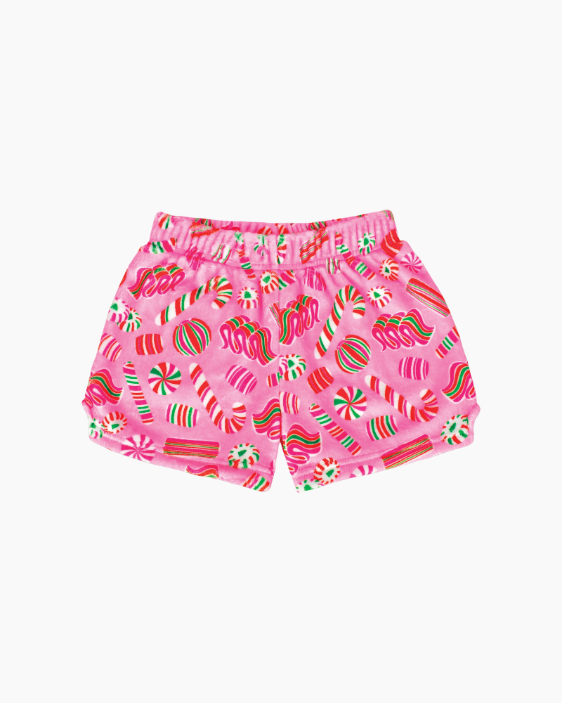 PRETTY PEPPERMINT FLEECE SHORT