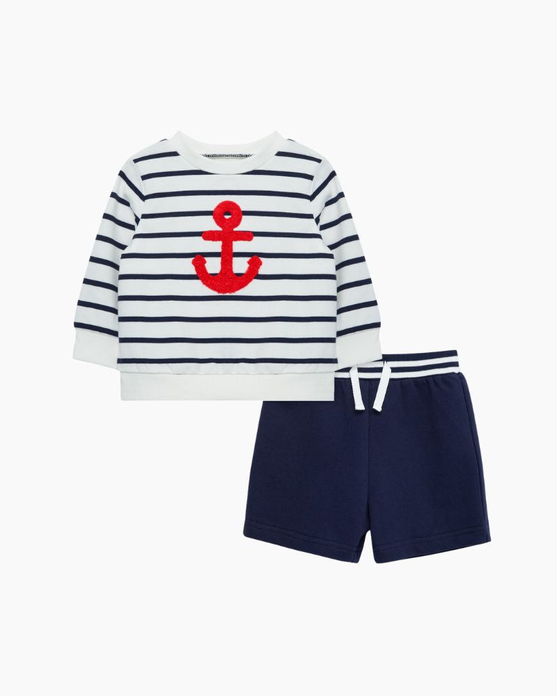 LS ANCHOR SWTSHRT/SHORT