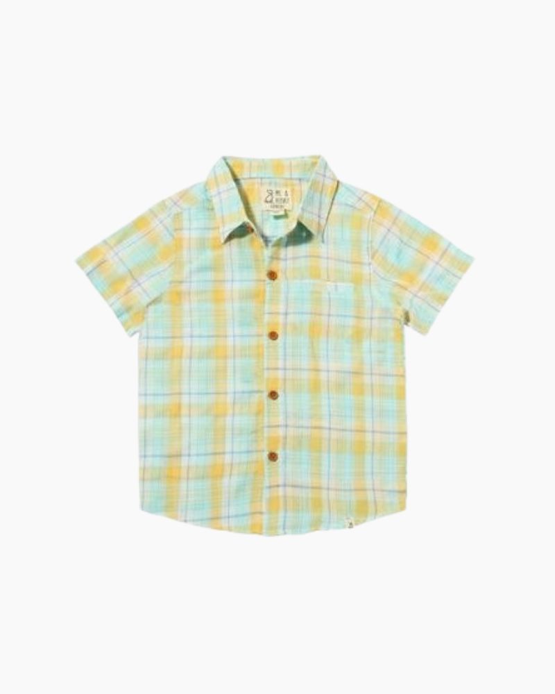 SS PLAID WOVEN BD SHIRT