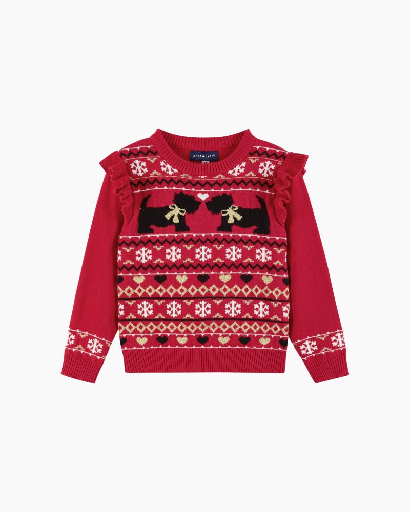 FAIRISLE DOGS SWEATER