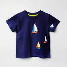 Load image into Gallery viewer, SS MULTI SAILBOATS TEE
