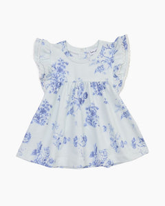 CS INF INDIGO BLOOM DRESS