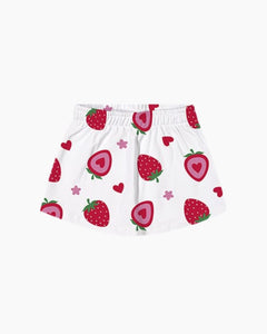 PULL ON STRAWBERRY SHORT