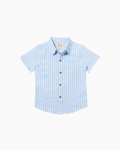 SS VERT STRIPE WOVEN BD SHIRT