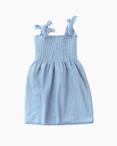 SL SMOCKED TOP TERRY DRESS