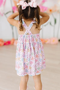 CS SPRINGTIME BOWS X-BACK DRESS