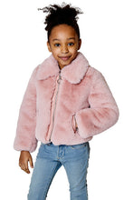 Load image into Gallery viewer, LS FAUX FUR BOMBER JCKT
