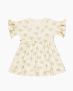 SS RFL SLV DAISY BABYDOLL DRESS