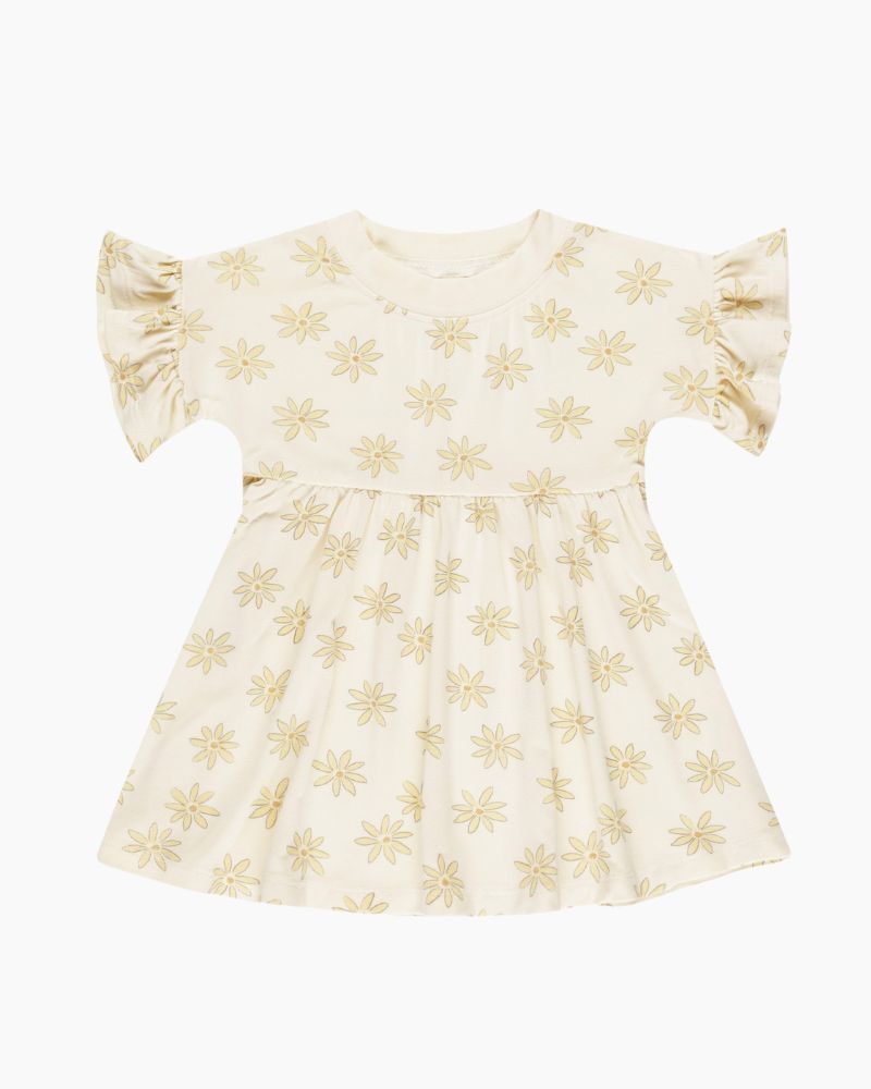 SS RFL SLV DAISY BABYDOLL DRESS