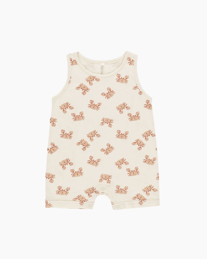 SCATTER CRABS SHORTIE ROMPER