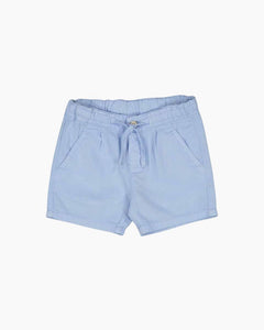 DRAWSTRING TWILL SHORT