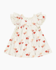 CS FLTR SLV SCTR HRT BALLOONS DRESS