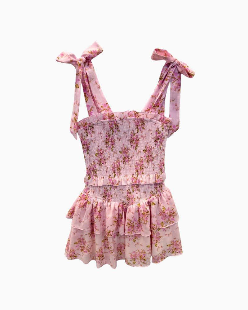 DITSY FLORAL SMOCKED EMERSON DRESS