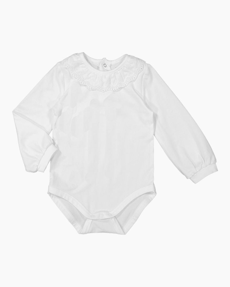 RUFFLE COLLAR BODYSUIT