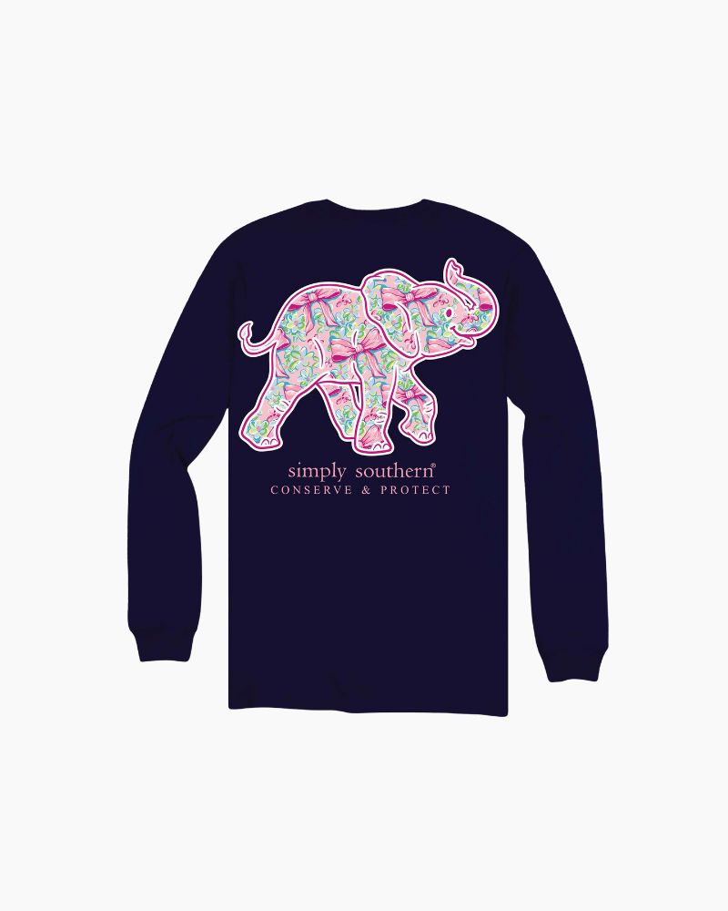 LS ELEPHANT BOW TEE