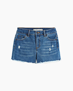 DISTRSSD FRAY HEM SHORT