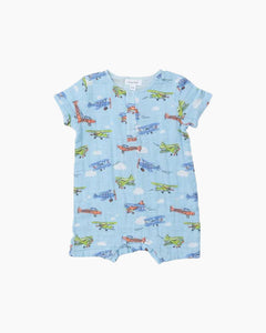 VINTAGE PLANES HENEY ROMPER