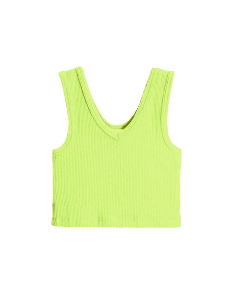 SL WAFFLE CROP TANK