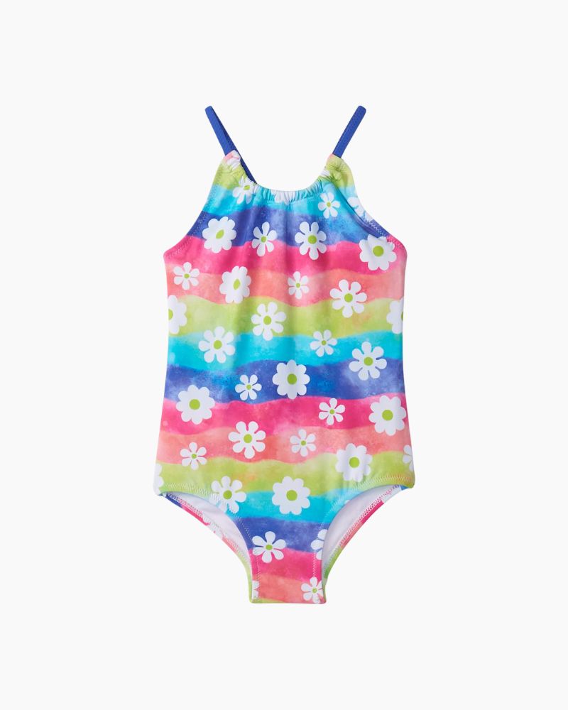 1 PIECE  RAINBOW FLOWERS SUIT