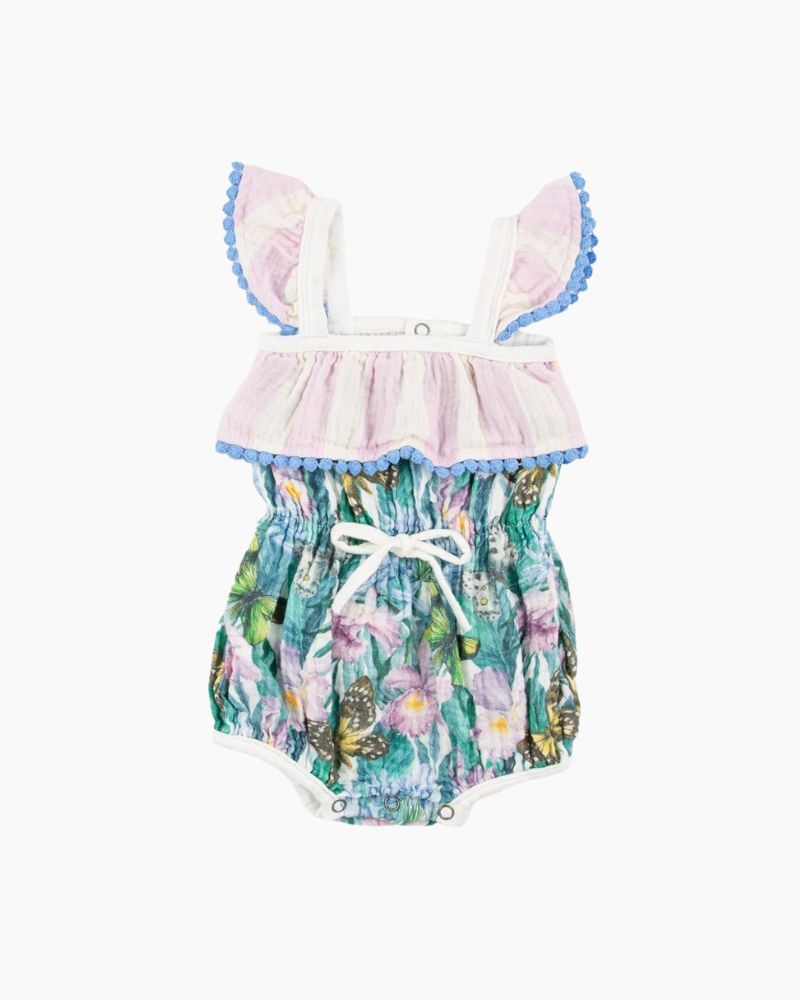 SL TROP BFLY FLORAL RETRO BUBBLE