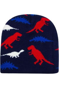 BOYS DINO BEANIE