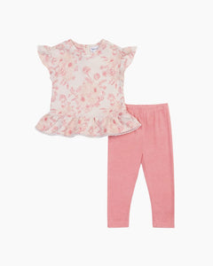 CS CAMEO BLOOMS TOP/PANT SET