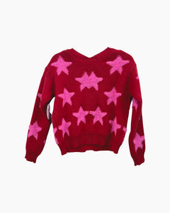 LS SCTR STARS CARDIGAN