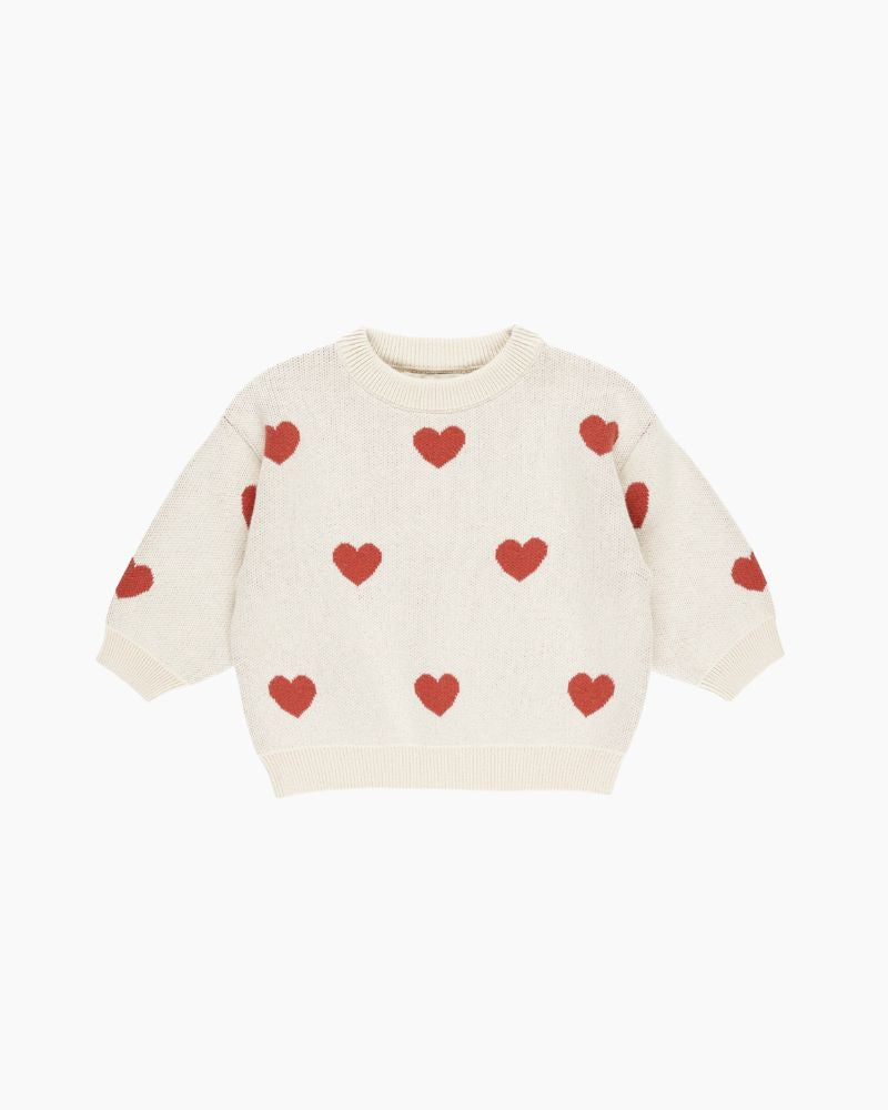 LS INTARSIA HEARTS SWTR