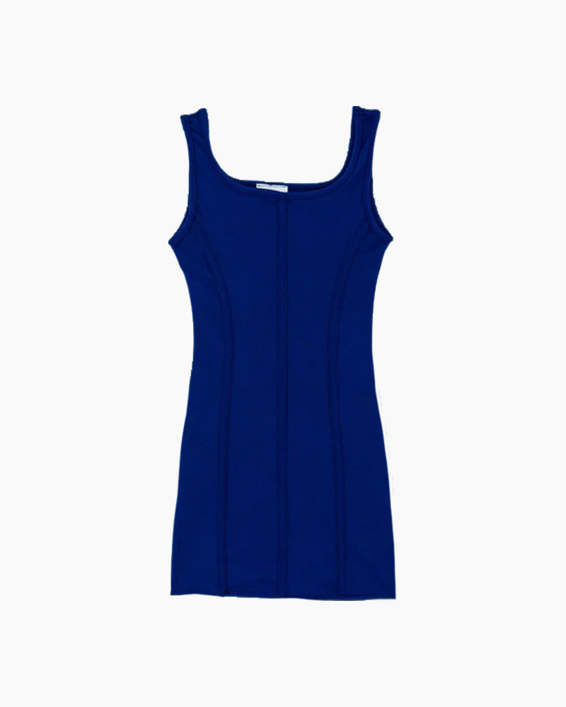 Sleeveless Corset Boning Detail Bodycon Dress