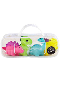 LIGHT UP DINOS BATH TOY SET