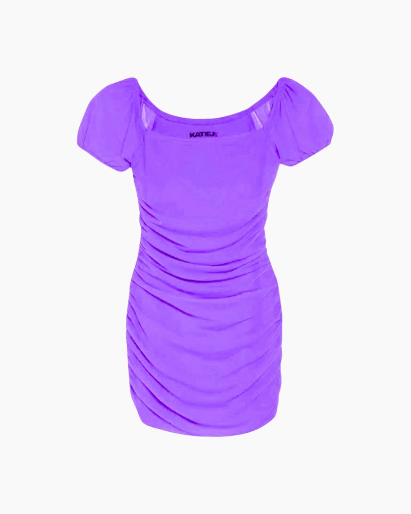 periwinkle bodycon dress Purple Exemplary Charm Periwinkle Strapless Ruched Bodycon Mini Dress | Womens | Large (Available in M) | Lulus