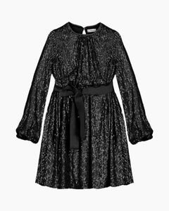 LS SEQUINS DRESS