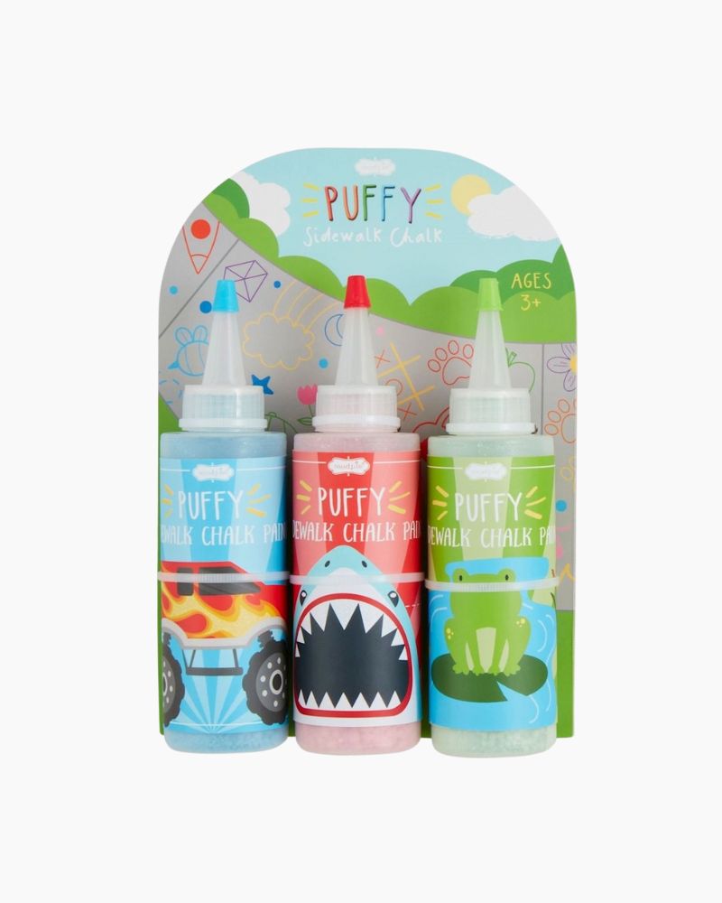 BOY PUFFY PAINT CHALK SET