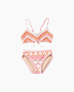 2P SORBET CROCHET STRPY BCK/SURF