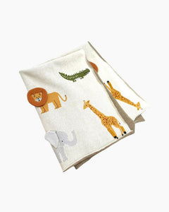 SAFARI 3D INTARSIA BLANKET 30"X42"