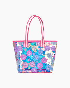 SPRING SUNNIES CLEAR TOTE