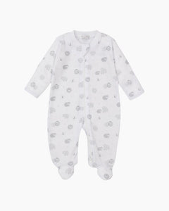 LS BABY SHEEP ZIP FOOTIE