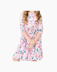 LS SUGARPLUM FAIRY PCKT TWIRL DRESS