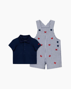 CRAB SHORTALL & POLO SET